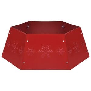vidaXL Gonna per Albero di Natale Rossa &Oslash;68x25 cm