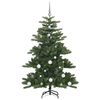 vidaXL Albero di Natale Artificiale con Rami Pieghevoli Verde 150 cm