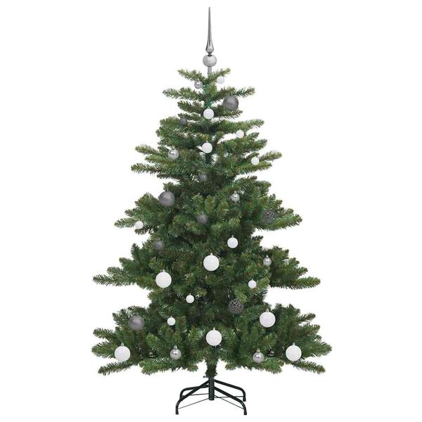 vidaXL Albero di Natale Artificiale con Rami Pieghevoli Verde 150 cm