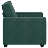 vidaXL Divano Sedia Verde Scuro 100x78x84 cm Velluto