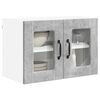 vidaXL Mobile da cucina con porta 2 pcs Grigio cemento 60 x 31 x 40 cm