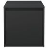 vidaXL Cassetto Contenitore Nero 40,5x40x40 cm in Legno Multistrato