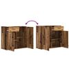 vidaXL Credenza Legno Antico 80x36x75 cm in Truciolato