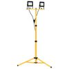 vidaXL Faretto a LED con Treppiede 2x30 W Bianco Freddo