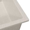 vidaXL Lavello da cucina Beige 38 x 44 x 20 cm Granito