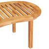 vidaXL Set Salotto da Giardino 5 pz Design Curvo in Massello di Teak