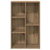 vidaXL Libreria Rovere Artigianale 50x25x80 cm in Legno Multistrato