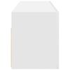 vidaXL Mobile da Bagno a Parete Bianco 100x25x30 cm in Truciolato