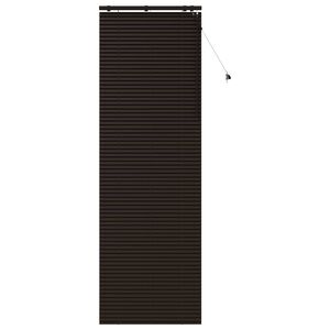 vidaXL Tenda Veneziana Marrone Scuro 90 x 250 cm 35 mm