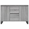 vidaXL Credenza Grigio Sonoma 101,5x35x70 cm in Legno Multistrato
