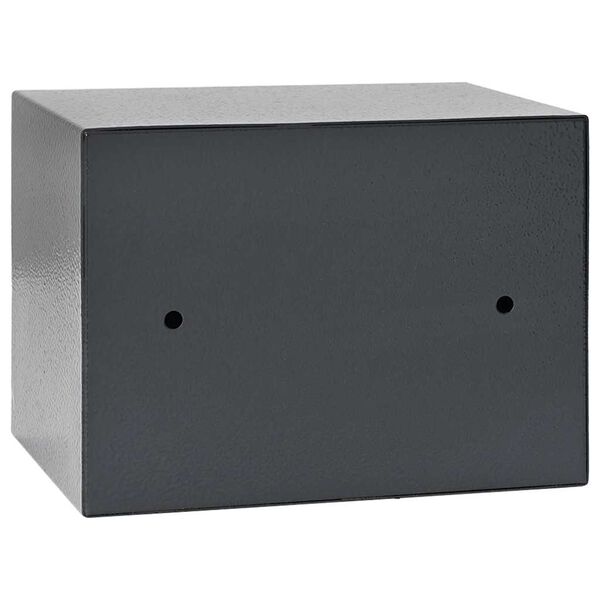 vidaXL Cassetta di sicurezza digitale Grigio scuro 23 x 17 x 17 cm