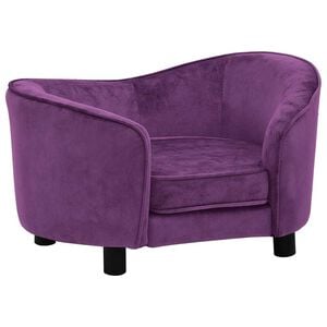 vidaXL Divano per Cani Borgogna 69x49x40 cm in Peluche