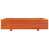 vidaXL Fioriera Giardino Marrone Cera 110x60x26,5 cm Legno di Pino