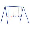 vidaXL Set di Altalene per Esterni Multicolore 263 x 185 x 185 cm