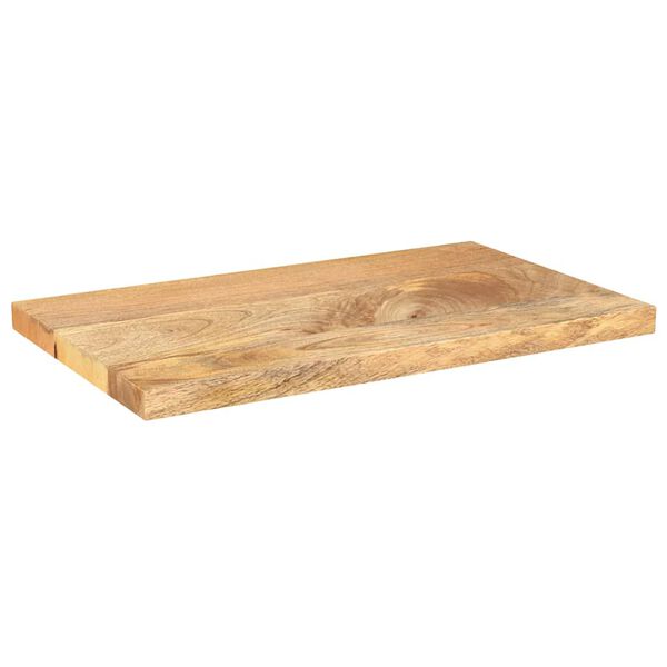 vidaXL Piano per Tavolo 40x30x2,5 cm Rettangolare Legno Massello Mango