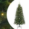 vidaXL Albero di Natale artificiale con 300 LED Verde 180 cm PE e PVC