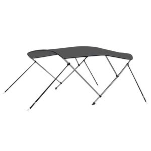 vidaXL Bimini di Prua con Tendalino a 3 Archi Antracite 183x140x137 cm
