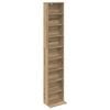 vidaXL Mobile per CD Rovere Artigianale 33 x 23,5 x 175 cm