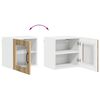 vidaXL Mobile da cucina 2 pcs Rovere artigianale 40 x 31 x 40 cm