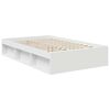 vidaXL Struttura del letto Bianco 120 x 190 cm Legno multistrato