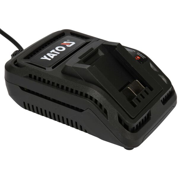 YATO Caricabatterie 18V Nero
