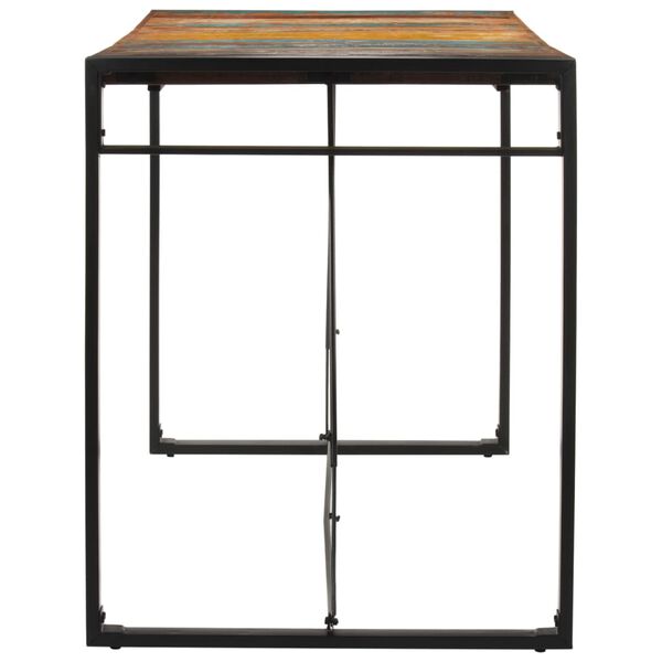 vidaXL Tavolo da Bar 175x90x110 cm in Legno Massello di Recupero