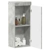 vidaXL Armadio da bagno a muro TULUM Grigio cemento 37 x 24,5 x 86 cm