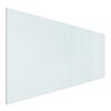 vidaXL Piastra in vetro per camino Trasparente 120 x 50 cm Vetro