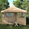 vidaXL Tenda Party Beige 292 x 292 x 315 cm Tessuto Oxford