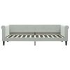 vidaXL Divano Letto con Letto Estraibile Grigio Chiaro 80x200 Velluto