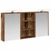 vidaXL Set di Armadi da Bagno 3 pz 126 x 16 x 62.5 cm