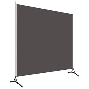 vidaXL Paravento Antracite 175x180 cm in Tessuto