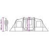 vidaXL Tenda da Campeggio a Tunnel per 4 Persone Marrone Impermeabile
