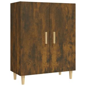 vidaXL Credenza Rovere Fumo 70x34x90 cm in Legno Multistrato