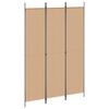 vidaXL Paravento a 3 pannelli Beige 150 x 220 cm Tessuto