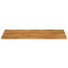 vidaXL Piano Tavolo Bordi Vivi 140x60x2,5 cm Legno Massello di Mango