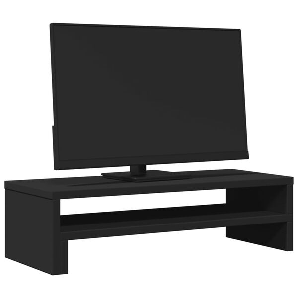 vidaXL Supporto per Monitor Nero 54x22x15 cm in Truciolato