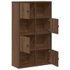 vidaXL Libreria Rovere Marrone 60x24x101,5 cm in Legno Multistrato