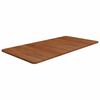 vidaXL Piano Bagno Marrone Scuro 100x50x1,5cm Legno Massello Trattato