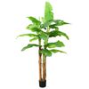 vidaXL Albero di Banane Artificiale con Vaso 300 cm Verde