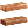 vidaXL Mensole da Parete 2 pz 40x17x8 cm in Legno Massello di Acacia
