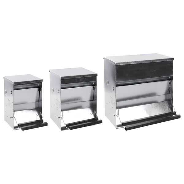 FLAMINGO Mangiatoia Automatica per Polli a Pedale Timo 30 kg