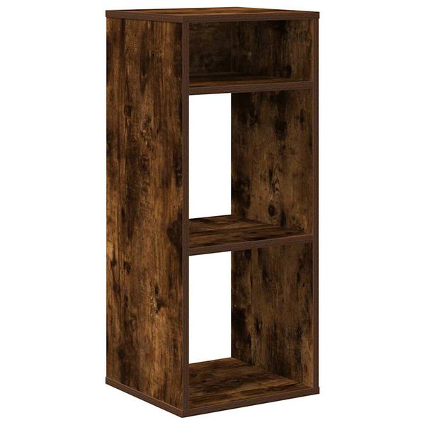 vidaXL Libreria Rovere Fumo 34x31x80 cm in Legno Multistrato