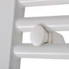 vidaXL Radiatore Centrale Portasciugamano Dritto 480 x 480 mm