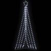 vidaXL Albero di Natale a LED 339 LED Bianco Freddo 182 cm
