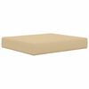 vidaXL Cuscino per divano da esterno 2 pcs Beige Poliestere
