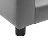 vidaXL Divano per Cani Grigio 60x43x30 cm in Peluche e Similpelle