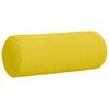 vidaXL Cuscini a rullo 2 pcs Giallo Chiaro Ø 15 x 40 cm Tessuto