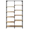 vidaXL Libreria rovere artigianale 100 x 32 x 170 cm Legno multistrato