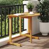 vidaXL Tavolo da Balcone Pieghevole 90x60x72 cm Legno Massello Acacia